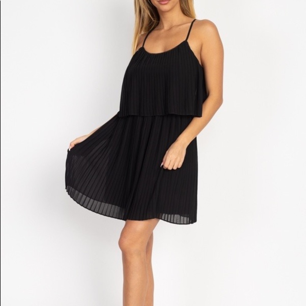 Pleated Mini Dress - Picture 5 of 6